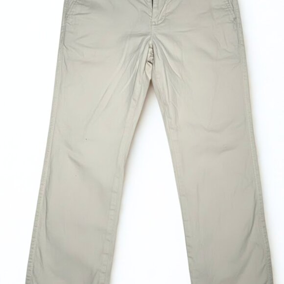 American Eagle Outfitters Straight Fit Light Beige Size 30x30 - Picture 1 of 8